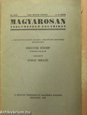 Magyarosan 1935/5-6.