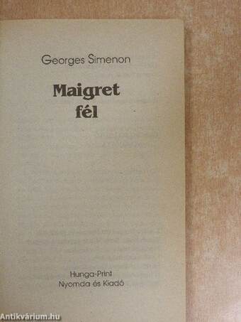 Maigret fél