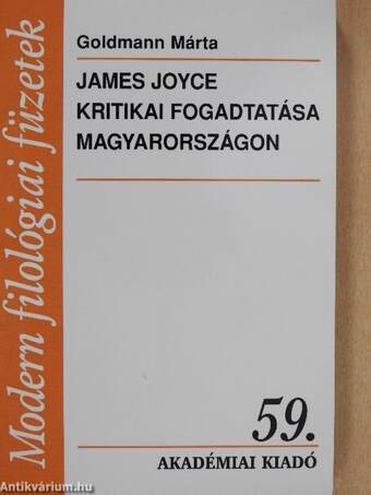 James Joyce kritikai fogadtatása Magyarországon
