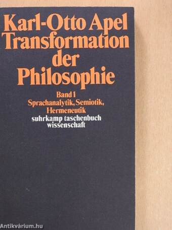 Transformation der Philosophie 1.