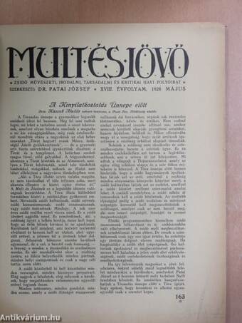 Mult és Jövő 1928. május