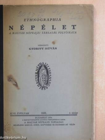 Ethnographia - Népélet 1936/3.