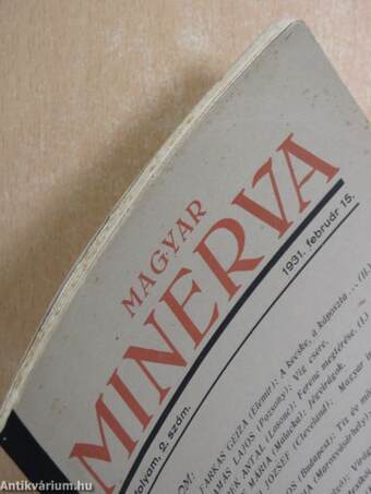 Magyar Minerva 1931. február 15.