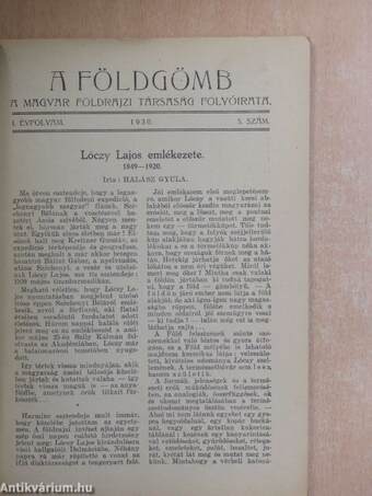 A Földgömb 1930/5.