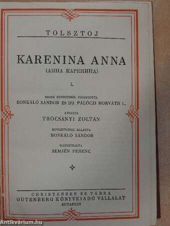 Karenina Anna I-IV.