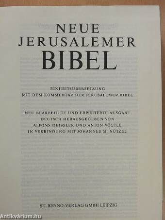 Neue Jerusalemer Bibel