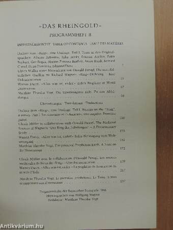 Bayreuther Festspiele 1988 Programmheft II