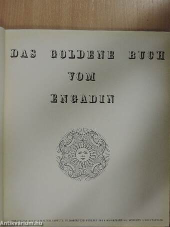 Das goldene Buch vom Engadin