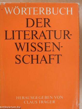 Wörterbuch der Literaturwissenschaft