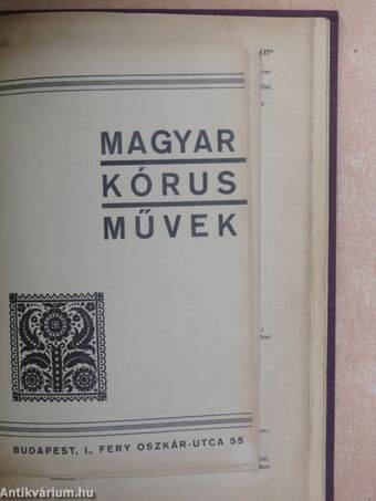 Magyar Kórus 1936. február-december