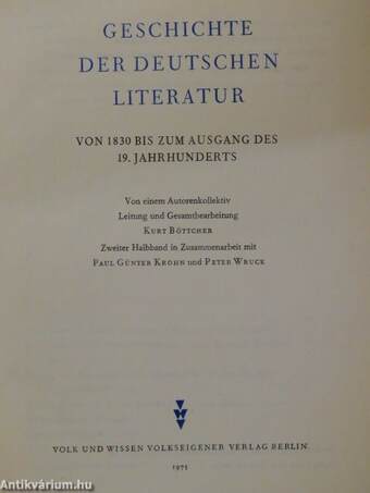 Geschichte der Deutschen Literatur