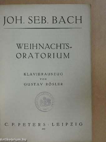 Weihnachts-oratorium