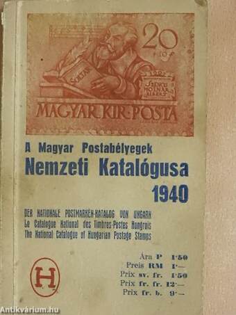 A magyar postabélyegek nemzeti katalógusa 1940