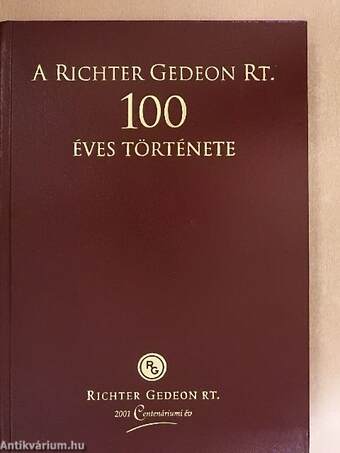A Richter Gedeon Rt. 100 éves története