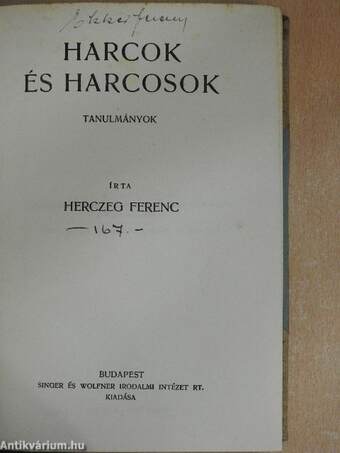 Harcok és harcosok