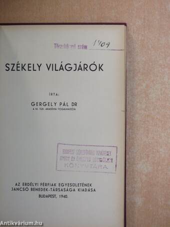 Székely világjárók