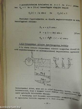 Vegyipari készülékek szilárdsági méretezésének héjelméleti alapjai