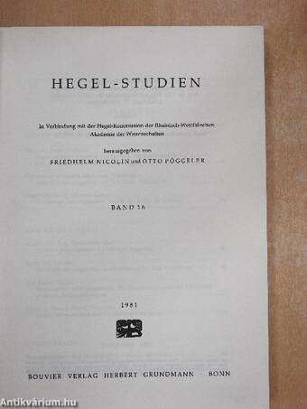 Hegel-Studien 16