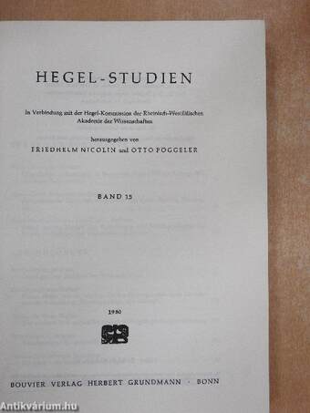 Hegel-Studien 15