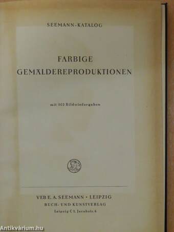 Farbige Gemäldereproduktionen