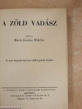 A zöld vadász