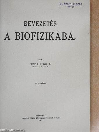 Bevezetés a biofizikába