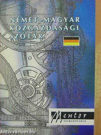 Német-magyar közgazdasági szótár