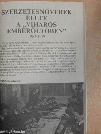 A Katolikus Szó Kalendáriuma 1990