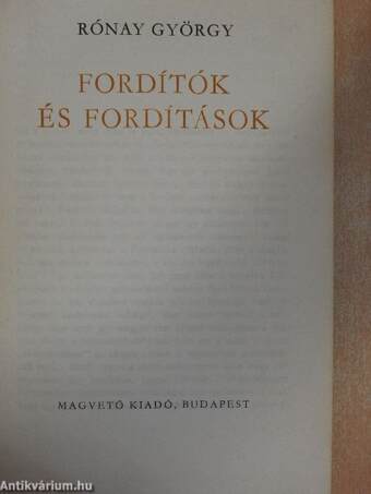 Fordítók és fordítások