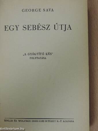 Egy sebész útja