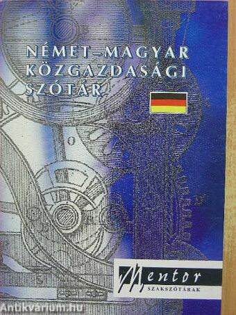 Német-magyar közgazdasági szótár