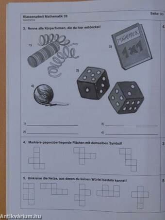 Klassenarbeiten Mathematik 3. Klasse