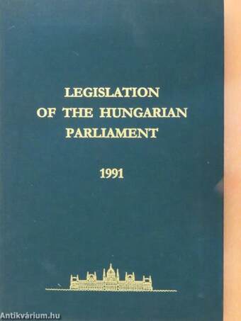 Legislation of the Hungarian Parliament 1991