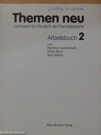 Themen neu 2 - Arbeitsbuch