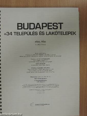 Budapest + 34 település és lakótelepek