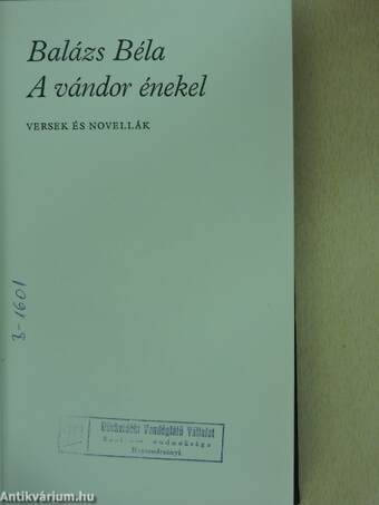 A vándor énekel