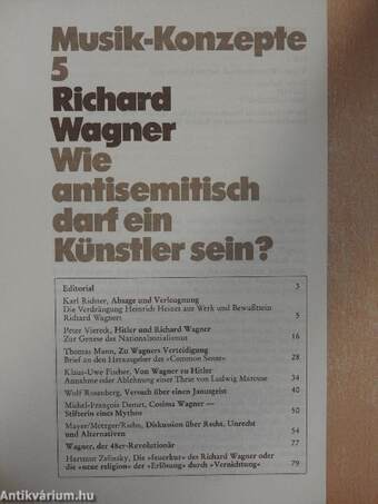 Richard Wagner - Wie antisemitisch darf ein Künstler sein?