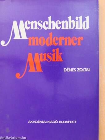 Menschenbild Moderner Musik