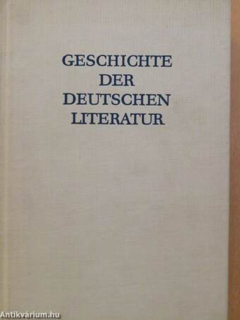 Geschichte der Deutschen Literatur 7.