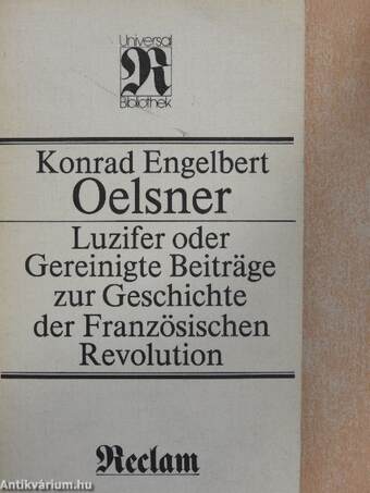 Luzifer oder Gereinigte Beiträge zur Geschichte der Französischen Revolution