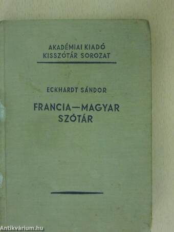 Francia-magyar szótár