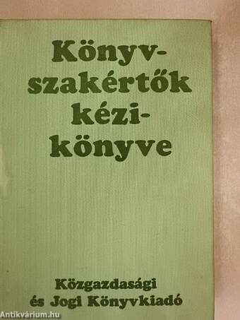 Könyvszakértők kézikönyve