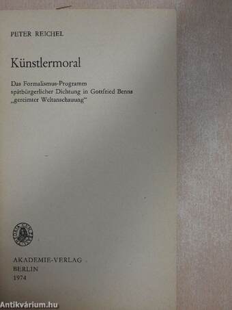 Künstlermoral