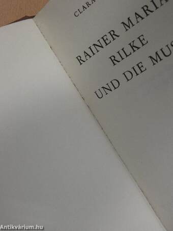 Rainer Maria Rilke und Die Musik