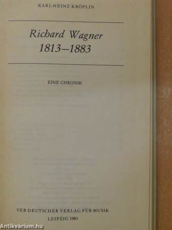 Richard Wagner 1813-1883