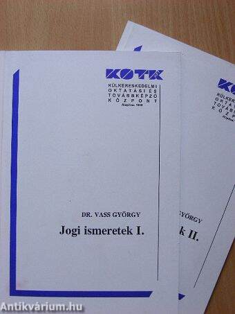 Jogi ismeretek I-II.