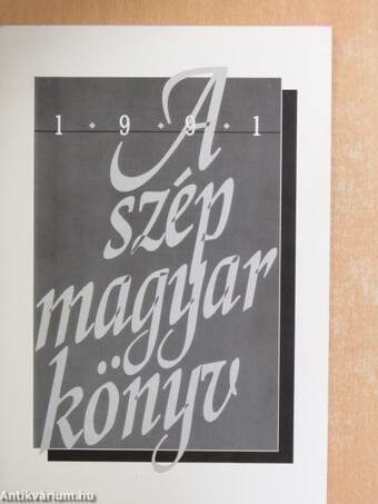 A szép magyar könyv 1991