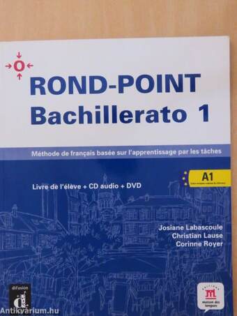 Rond-Point Bachillerato 1. - Tankönyv és Munkafüzet - A1 - 2 CD-vel