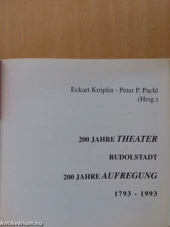 200 Jahre Theater Rudolstadt