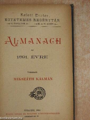 Almanach az 1891. évre